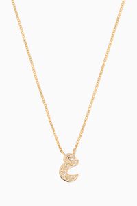 Ein Letter Diamond Necklace in 18kt Yellow Gold