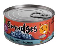 Smudges Adult Cat Tuna Flakes With Salmon In Soft Jelly 80G