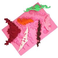 Silicone Embossed Flower Leaves Cake Fondant Mold Chocolate Mould Cake Mousse Baking Decorating Tool