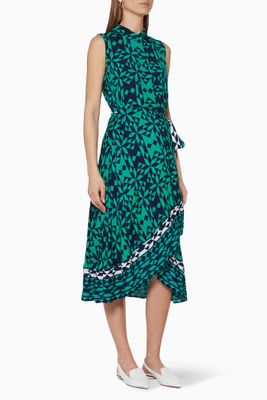 Exclusive Kaleidoscope Printed Wrap Dress Exclusive Kaleidoscope Printed Wrap Dress