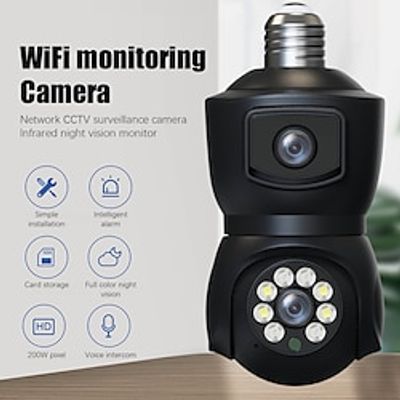 1080P 2.0MP Mini Camera Wireless WiFi Camera Detector - 1080P WiFi Camera with E27 Connector Motion Auto Tracking Two Way Audio Night Vision With Motion Detection Night VisionCar Cameras Surveill miniinthebox 1080P 2.0MP Mini Camera Wireless WiFi Camera Detector - 1080P WiFi Camera with E27 Connector Motion Auto Tracking Two Way Audio Night Vision With Motion Detection Night VisionCar Cameras Surveill miniinthebox