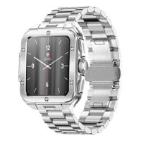 Swiss Military Alps 2 Smartwatch with Silver Frame and Silver StainlessSteel Strap - thumbnail