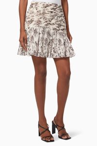 Pleated Mini Skirt