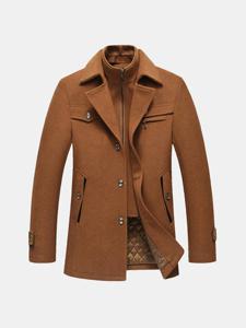 Double Collar Thicken Warm Jackets