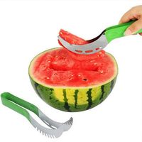 Stainless Steel Melon Slicer Cutter Corer Server Splitter Watermelon Cantaloupe Kitchen Tool