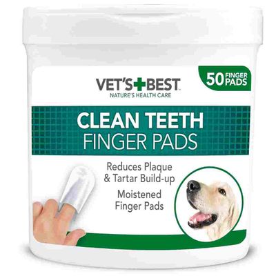 Vetsbest Clean Teeth Finger Pads(Dental Wipes)