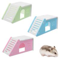 Pet Mouse Hamster House Villa Cage Bed - thumbnail