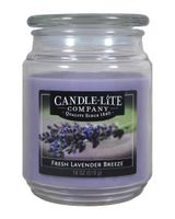 Candle Lite Everyday Essential 18Oz Terrace Jar Fresh Lavendar Breeze
