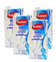 Kalleh UHT Full Fat Milk 1L (Pack of 4)