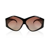 Vintage Black Optyl Oversized Womens Sunglasses 2230 - thumbnail