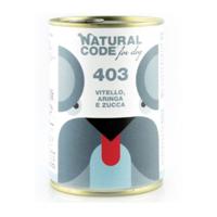 Natural Code 403 Veal Herring & Pumpkin Pate Wet Dog Food - 400G