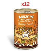 Lily's Kitchen Sunday Lunch Wet Dog Food 400G (Pack of 12)