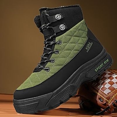 Men's Boots Tactical Boots Hiking Boots Winter Boots Walking Vintage Sporty Casual Outdoor Daily PU Tissage Volant Comfortable Booties / Ankle Boots Loafer Black Green Black Spring Fall miniinthebox Men's Boots Tactical Boots Hiking Boots Winter Boots Walking Vintage Sporty Casual Outdoor Daily PU Tissage Volant Comfortable Booties / Ankle Boots Loafer Black Green Black Spring Fall miniinthebox