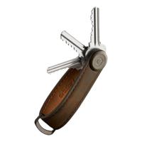 Orbitkey Crazy Horse Leather Oak Brown/Brown Keychain - thumbnail