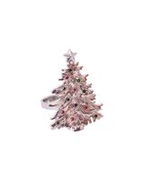 RSW Silver Gem Christmas Tree Napkin Ring