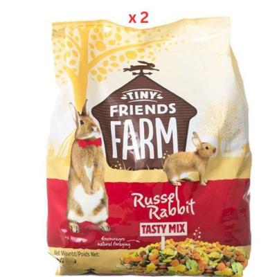 Tiny Friends Farm Tasty Mix Russel Rabbit Food 5.5LB (Pack Of 2) Tiny Friends Farm Tasty Mix Russel Rabbit Food 5.5LB (Pack Of 2)