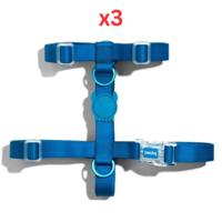 Zee Dog Neopro Blue H-Harness Extra Small (Pack Of 3)