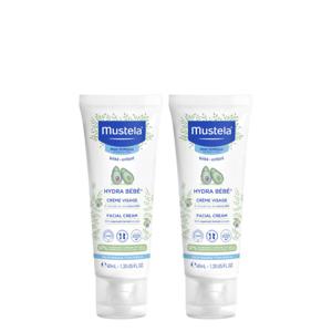 Mustela Hydra Baby Facial Cream Pack 2x40ml