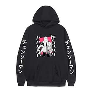 Inspired by Chainsaw Man Power Denji Aki Hoodie Cartoon Manga Anime Front Pocket Graphic Hoodie For Men's Women's Unisex Adults' Hot Stamping 100% Polyester Lightinthebox