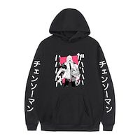 Inspired by Chainsaw Man Power Denji Aki Hoodie Cartoon Manga Anime Front Pocket Graphic Hoodie For Men's Women's Unisex Adults' Hot Stamping 100% Polyester Lightinthebox - thumbnail