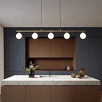 LED Pendant Light 90120cm Modern Luxury Bar Lighting Creative Net Red Long Living Room Restaurant Lamps Lightinthebox - thumbnail
