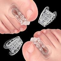 Men's Silicone Toe Separators Correction Fixed Daily  Practice White 1 Pair All Seasons Lightinthebox - thumbnail
