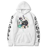 Inspired by Genshin Impact Xiao Hoodie Anime 100% Polyester Anime Harajuku Graphic Kawaii Hoodie For Unisex / Couple's miniinthebox - thumbnail