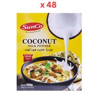 Sunco Instant Coconut Milk Powder 150 G Pack of 48