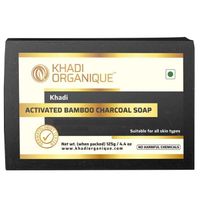 Khadi Organique Activated Bamboo Charcoal Soap 125G