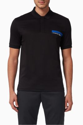 x Porsche Polston Polo Shirt in Cotton Jersey x Porsche Polston Polo Shirt in Cotton Jersey