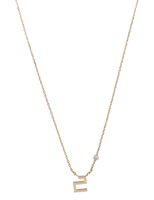Harfi Ha Necklace Medium Solid Gold Plus 1 Solitaire - thumbnail