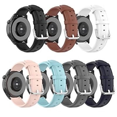 PU Leather Strap for Galaxy Watch 3 41mm/42mm/Active 2 44MM 40MM/gear 2/Huawei GT-2-2e-Pro 42mm sports bracelet miniinthebox