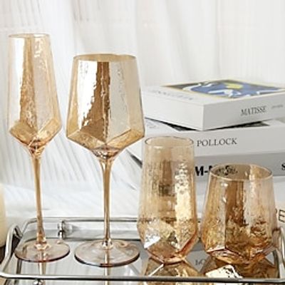 1pcs Wine Glass Amber Champagne Stemware Nordic Vintage Crystal Wine Glass Champagne Glass Juice Glass. Lightinthebox 1pcs Wine Glass Amber Champagne Stemware Nordic Vintage Crystal Wine Glass Champagne Glass Juice Glass. Lightinthebox