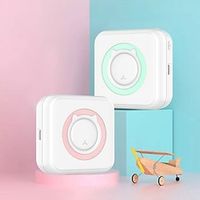 Mini Portable Thermal Printer Paper Photo Pocket Thermal Printer Printing Wireless BT Connect Printers 200dpi Photo Lable for iOS/Android miniinthebox - thumbnail