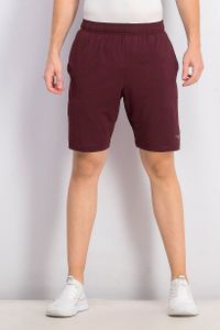 Mens Knit Drawstring Shorts  Burgundy