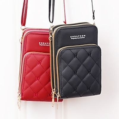 Mobile Phone Bag Handbags Womens Bags For Woman 2023 Double Zipper Women'S Crossbody Bags Purse Clutch Phone Wallet Shoulder Bag Lightinthebox