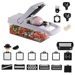 Shredder Vegetable Cutting Tool Kitchen Tool Multifunctional Shredder Carrot Shredder Dicer 22 Piece Set Shredder Lightinthebox