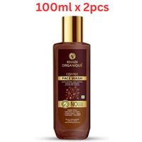 Khadi Organique Coffee Face Wash (SLS & paraben Free) 100ml (Pack Of 2)