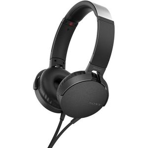 Sony MDR-XB550AP EXTRA BASS Over-Ear Headphones with Mic for phone call, Black
