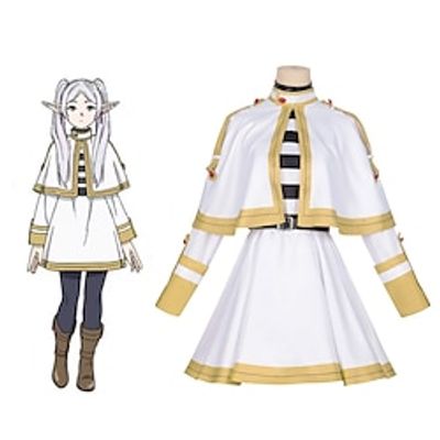 Inspired by Frieren: Beyond Journey's End Frieren Anime Cosplay Costumes Japanese Carnival Cosplay Suits Long Sleeve Costume For Women's Lightinthebox