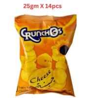 Crunchos Chips Cheese Natural Potatoes 25gm - Carton Of 14 Packs (UAE Delivery Only)