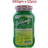 Siblings Sweet Coconut Gel Natadecoco Green - 340 Gm Pack Of 12 (UAE Delivery Only) - thumbnail