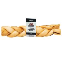 Redbarn Puffed Collagen Braid 6 Inch Dog Chews Treats .85Oz / 24.1gm