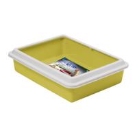 Georplast Max Cat Litter Tray - Limegreen (Pack Of 3)