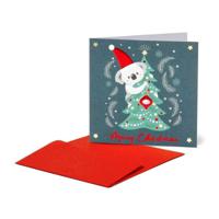 Legami Merry Christmas Koala Greeting Cards (15 x 15cm)