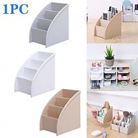 1PC Plastic Desktop Storage Box Cell Phone Holder TV Remote Control Stand Box Lightinthebox - thumbnail