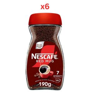 Nescafe Red Mug Coffee 190G (Pack Of 6)