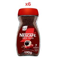 Nescafe Red Mug Coffee 190G (Pack Of 6)