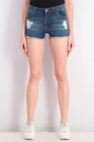 Womens Belt Loops Short  Blue - thumbnail