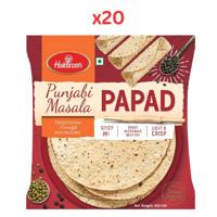 Haldirams Punjabi Masala Papad 400Gm (Pack Of 20)